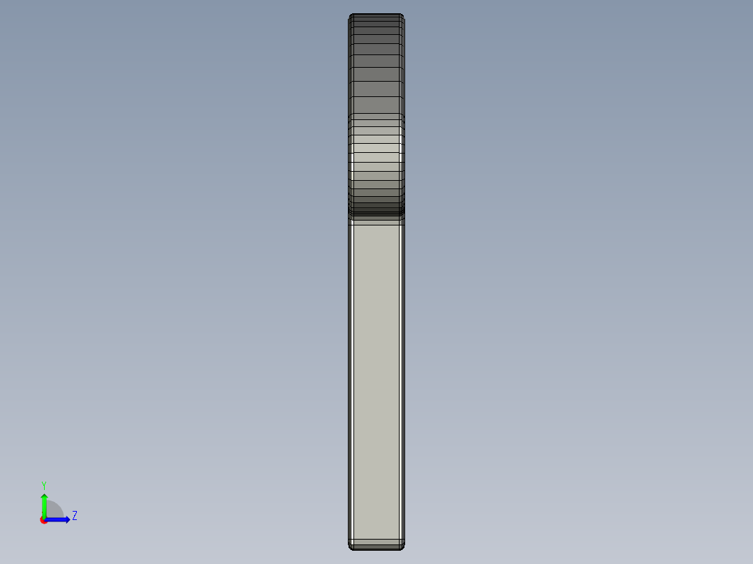 一片简单的面包左视图