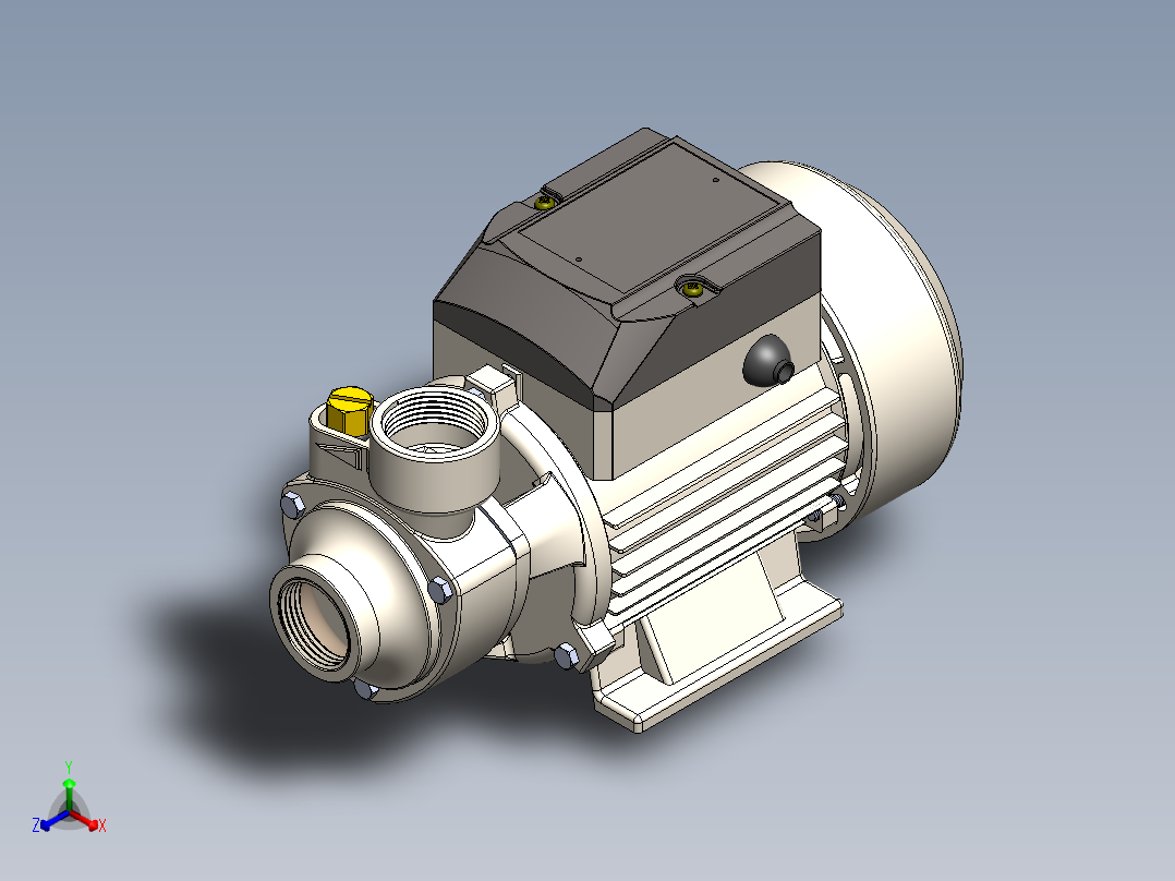 泵、水泵(144)正等轴测图