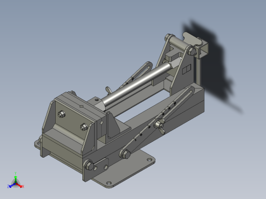 B3003908-快速释放台虎钳类型1正等轴测缩略图