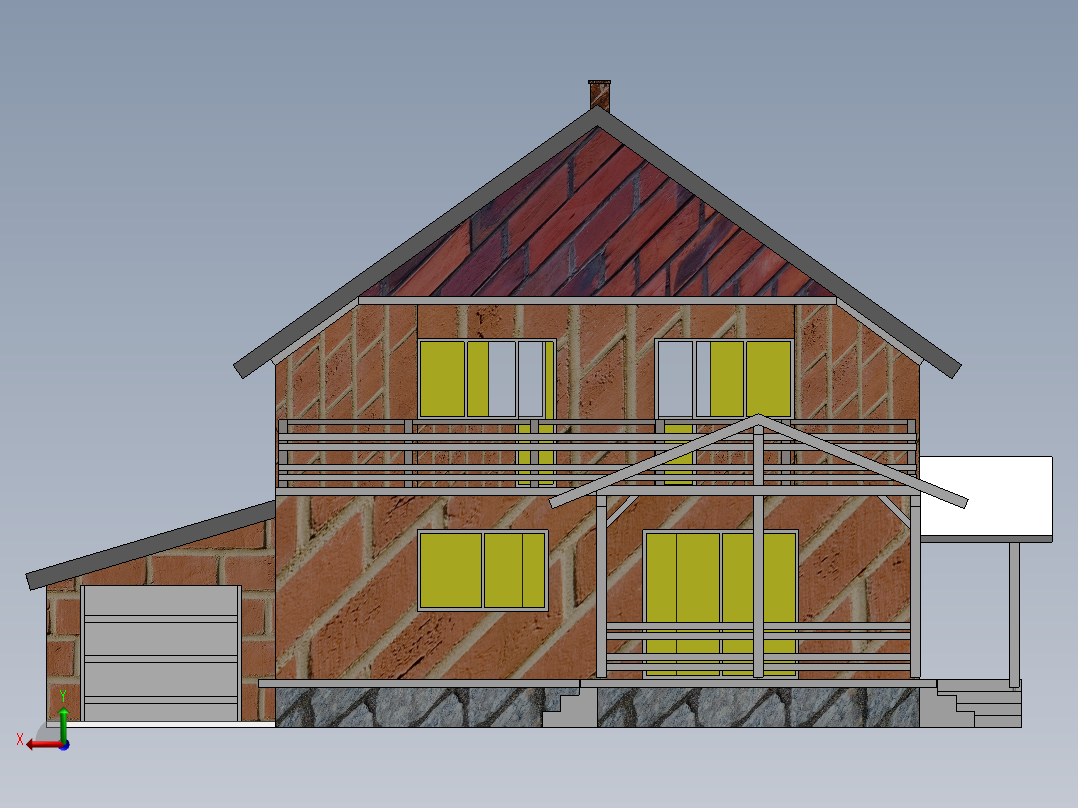 房子、建筑(98)后视图