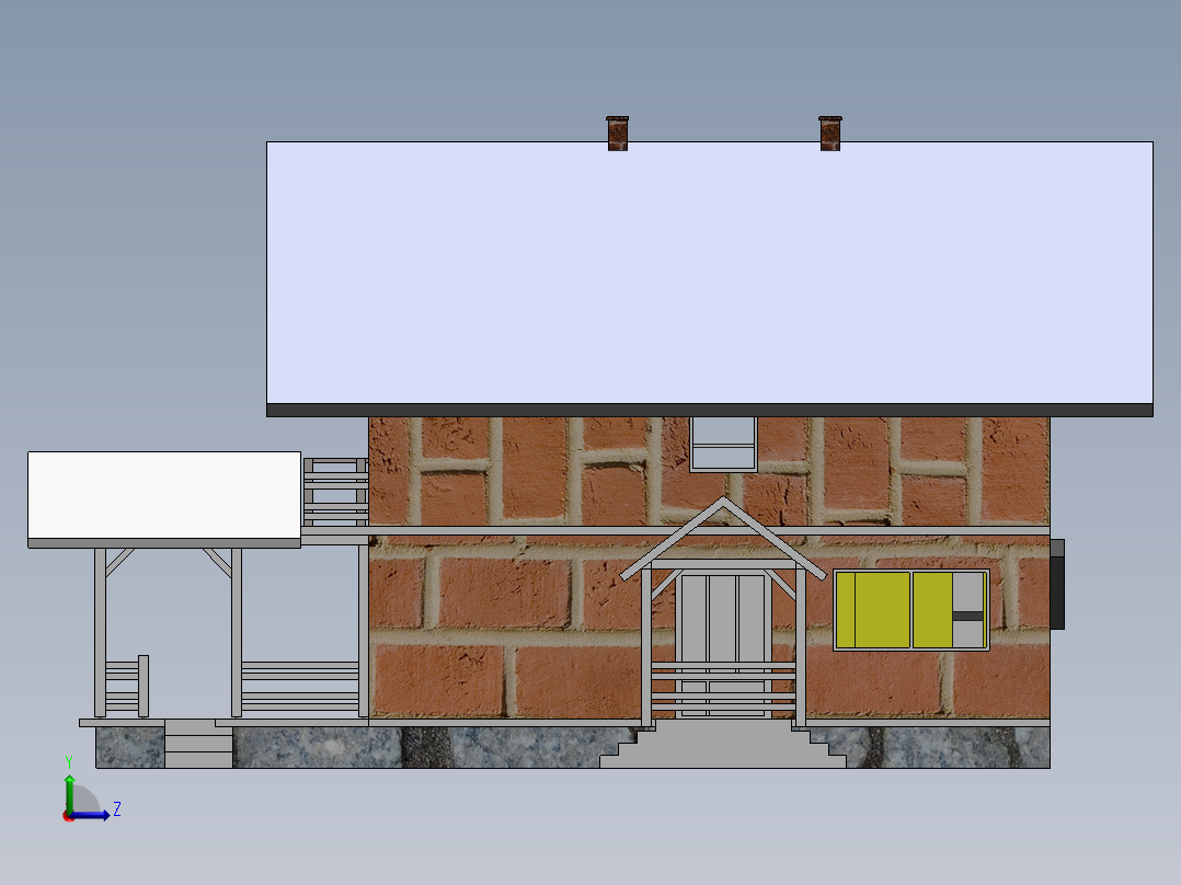 房子、建筑(98)左视图
