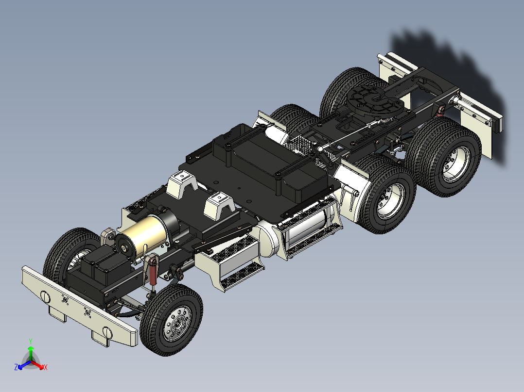 田宫国王搬运车：底盘