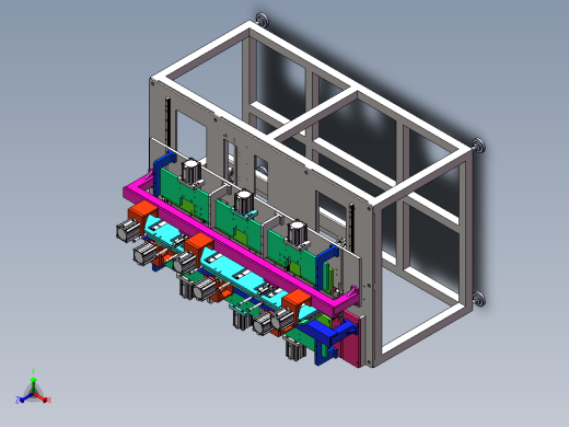 折边压边一体机  sw22正等轴测缩略图