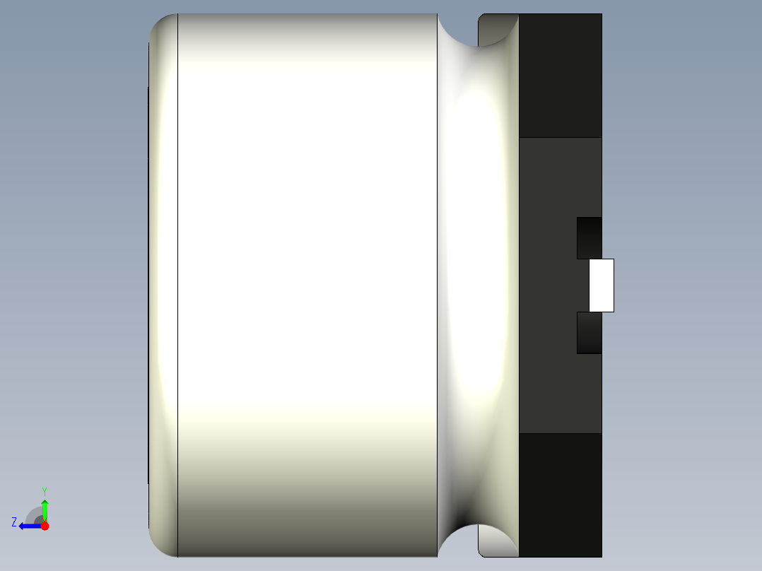 CS-47 25V 电容器右视图