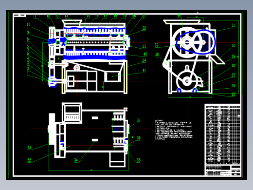 玉米籽粒收获脱粒装置设计-脱粒机含18张CAD图