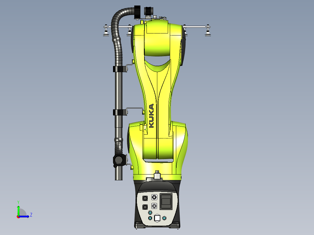 冲床机器人取料抓具设计左视图