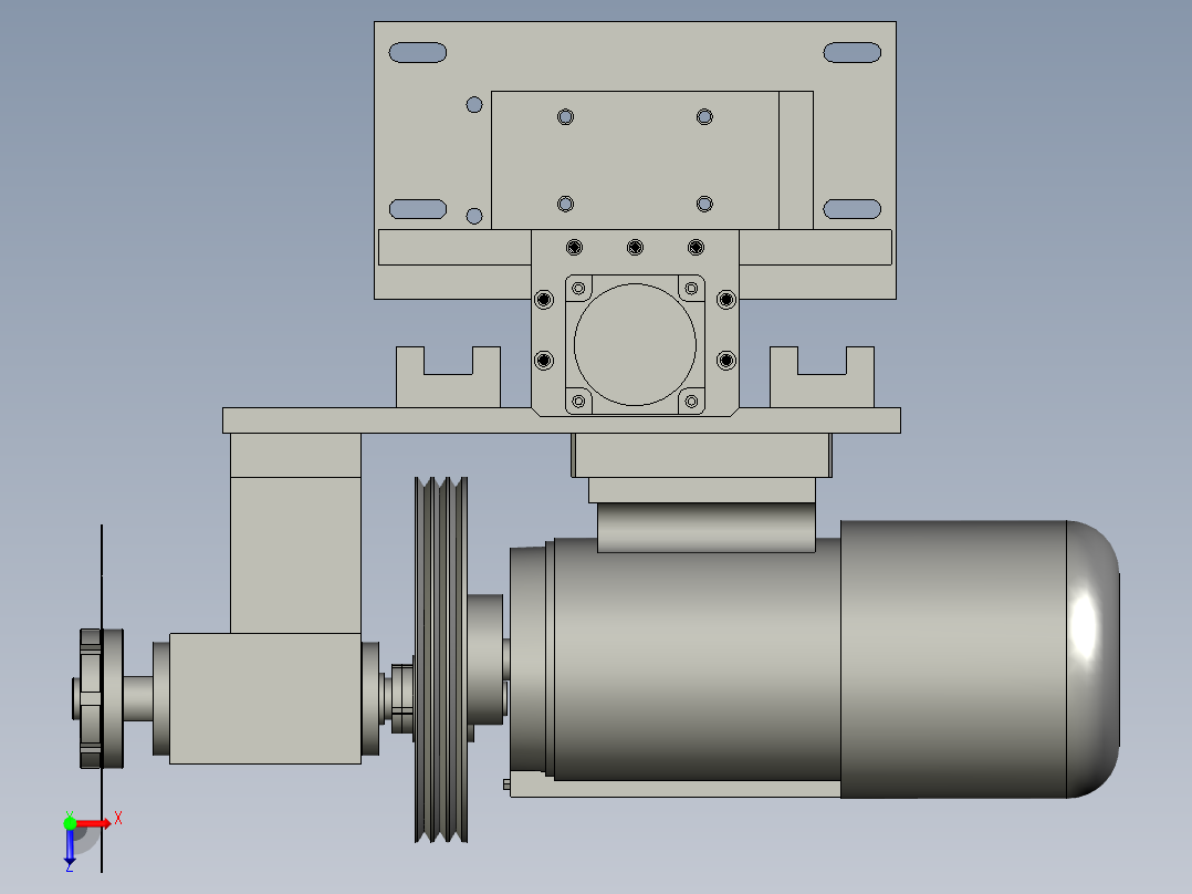 h切割部位装配体g俯视图