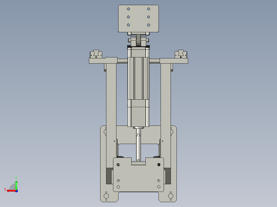 微调机构辅助定位后视图