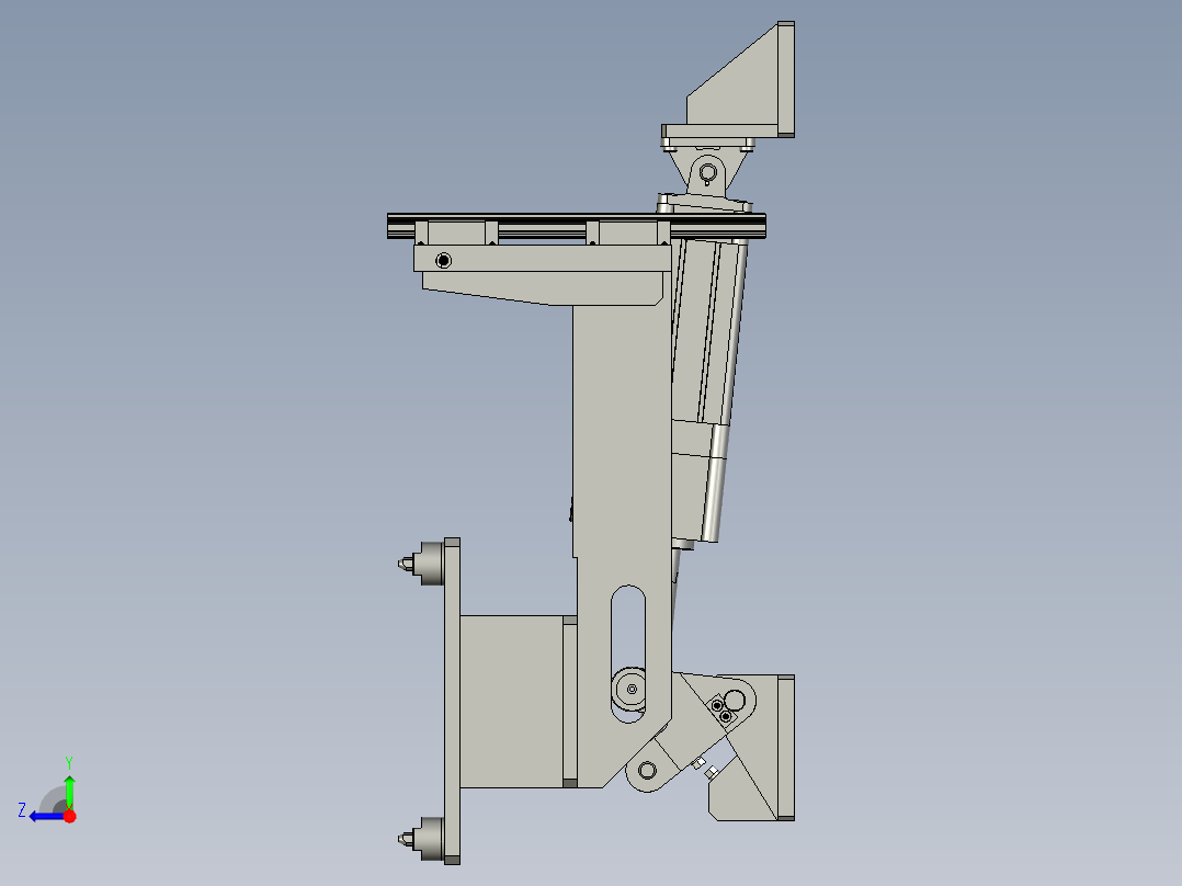 微调机构辅助定位右视图