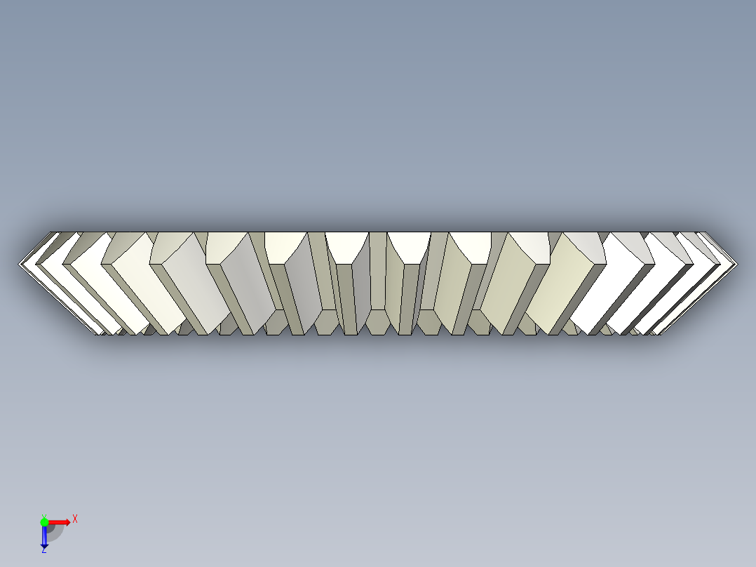 A0004031-33 齿形锥齿轮俯视图