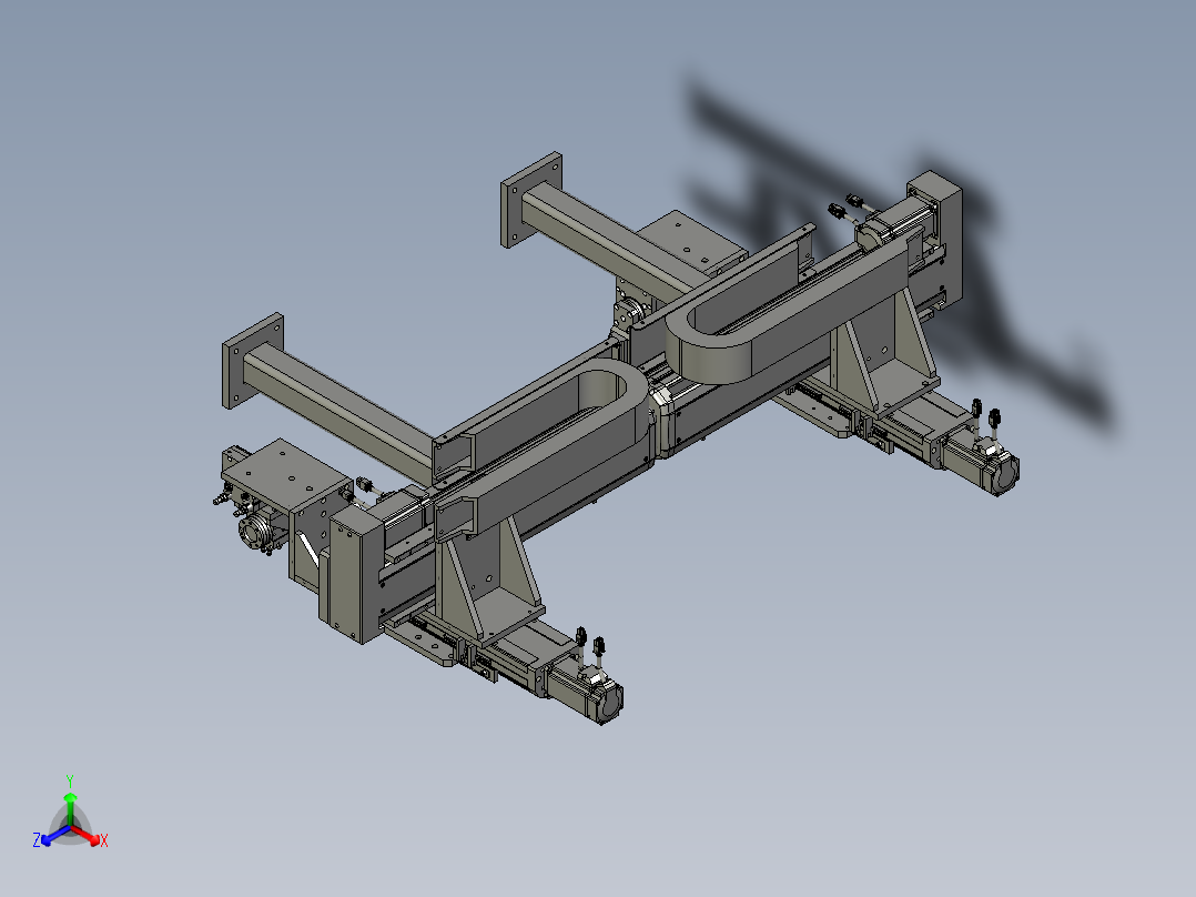 NM16076-03贴绝缘片机械手正等轴测图