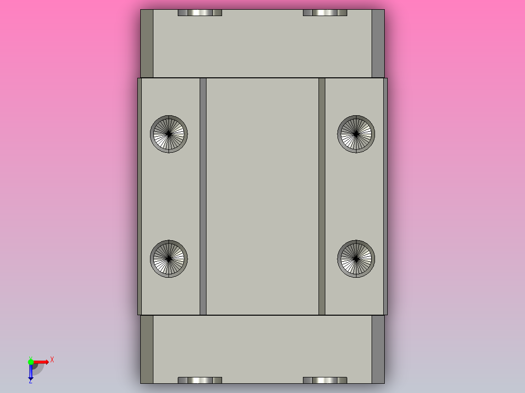滑块SEB10俯视图