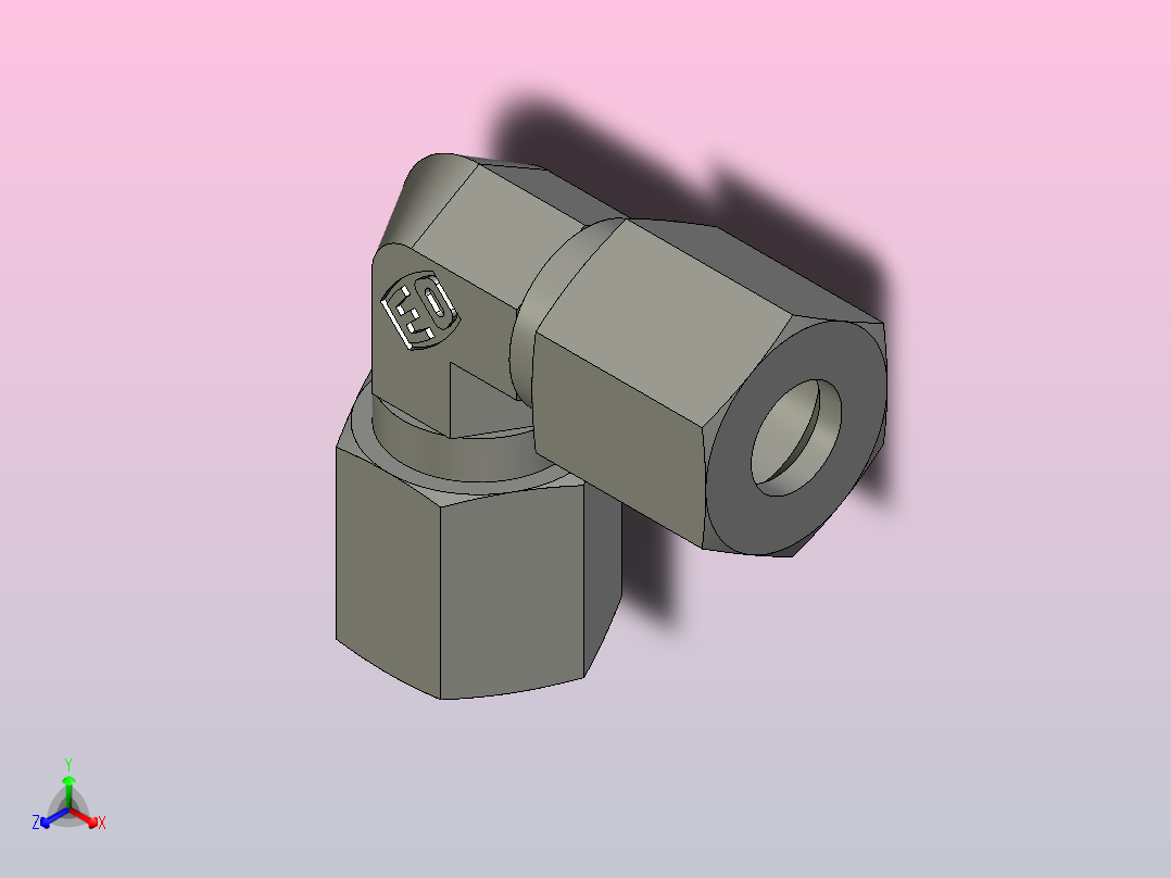 EO管接头弯头W06LL71.igs主视图