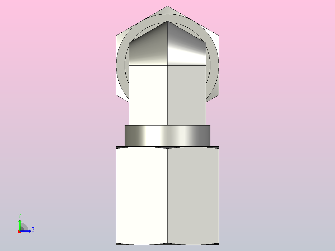 EO管接头弯头W06LL71.igs左视图