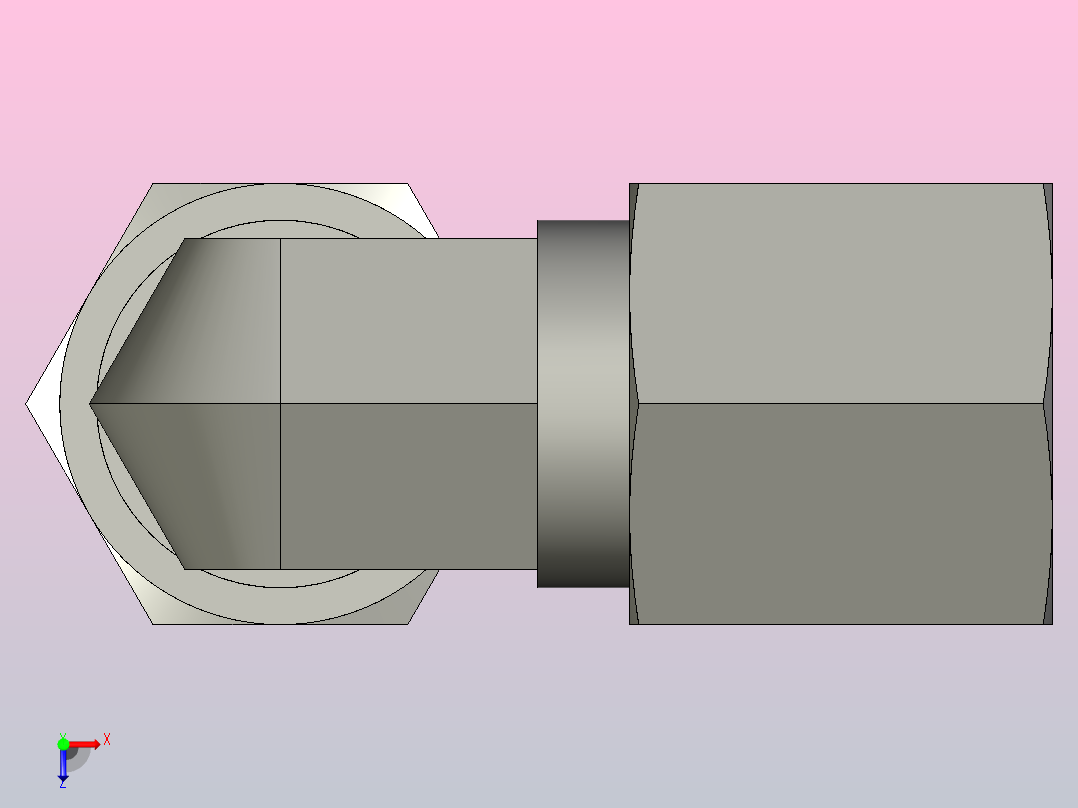 EO管接头弯头W06LL71.igs俯视图