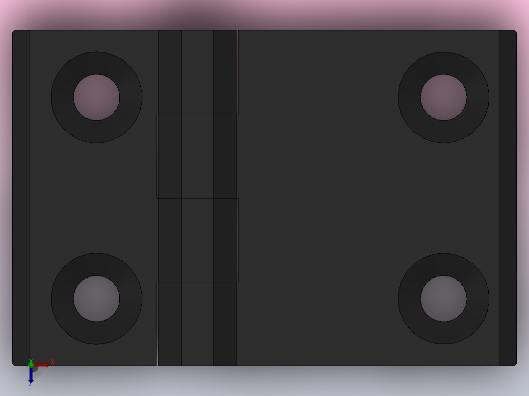 CL226-4-1铰链[CL226-4-1]1俯视图