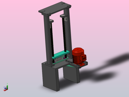 双丝杆抬升机构