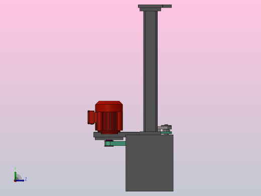 双丝杆抬升机构左视缩略图