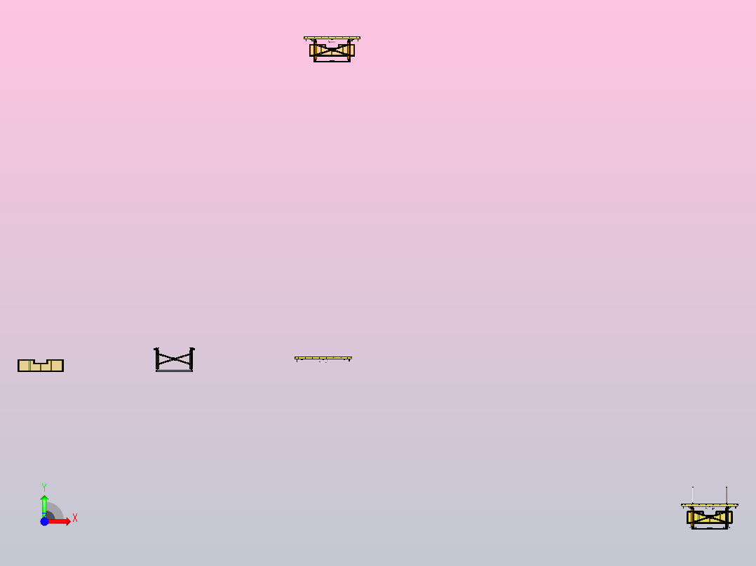 大坝钢模板 前视图