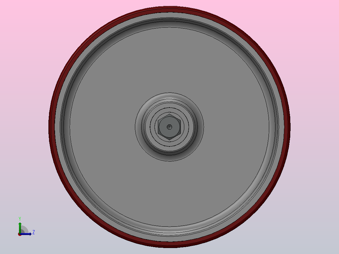 脚轮Colson-7_12688_979_7 MTG1左视图