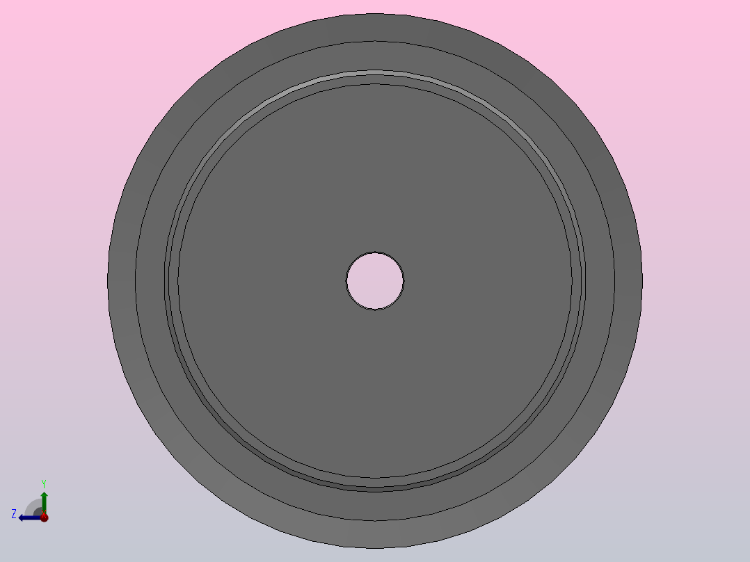 小凸缘型半圆弧形齿同步带轮H8M型_SH8MDC-34-25-dc10-A右视图