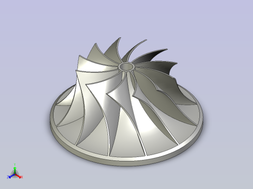 叶轮正等轴测缩略图