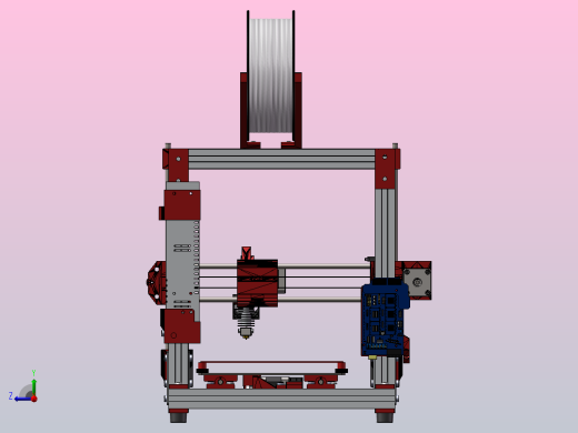 Rebel II 3D 打印机右视缩略图