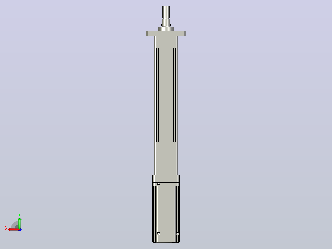 轻载电动缸TPA-ESR40-1210C-L100-M-FA-W-P40-C3后视图