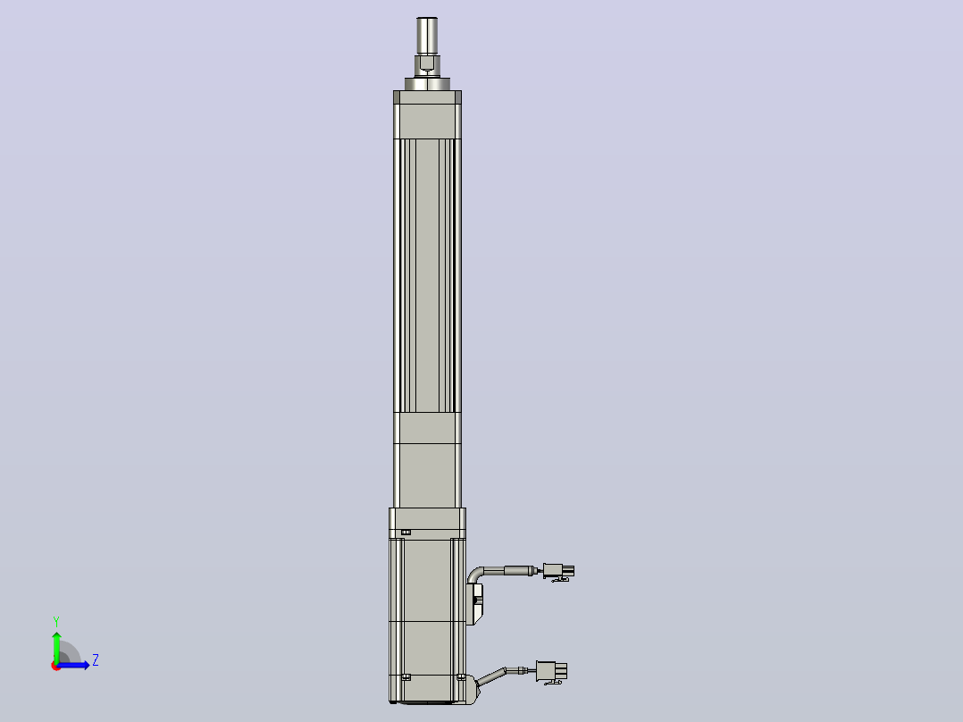 轻载电动缸TPA-ESR40-1210C-L100-M-FA-W-P40-C3左视图