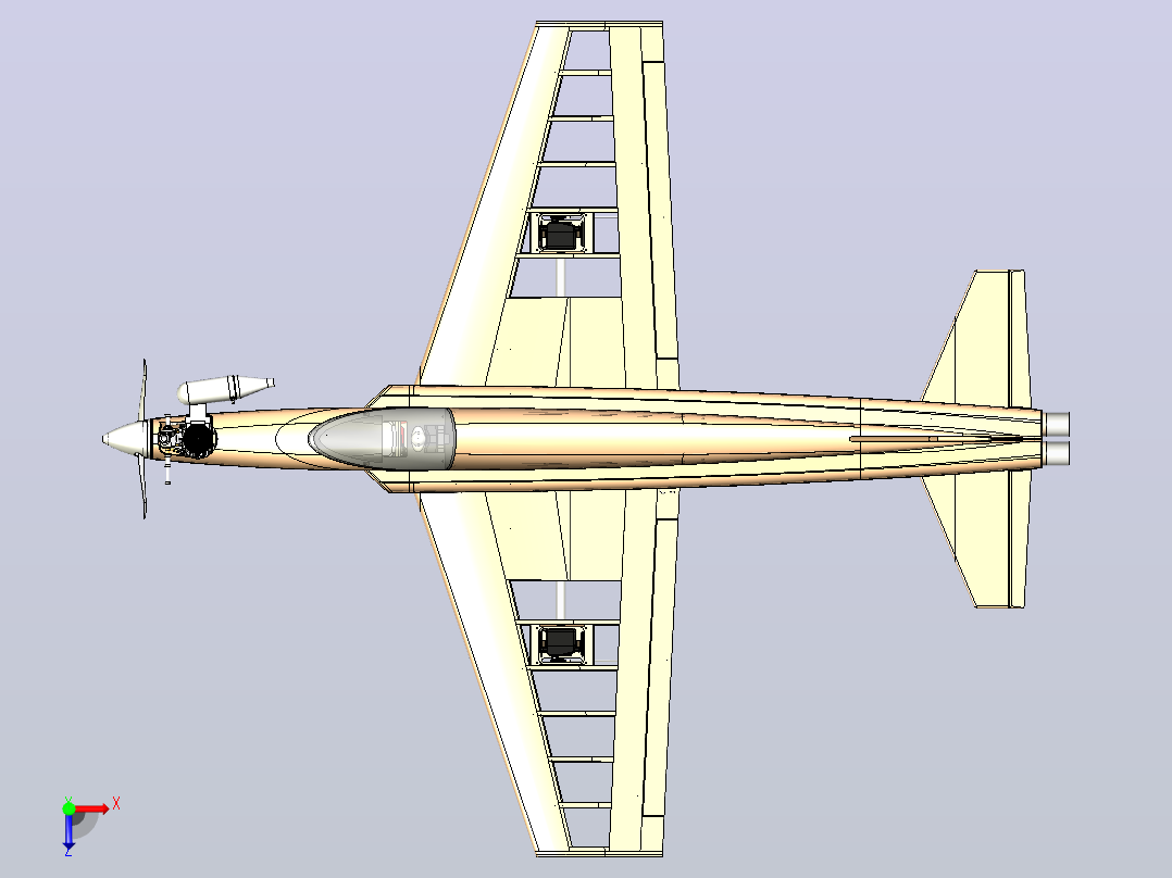 F5-A-01 TIGER II  STP飞机俯视图