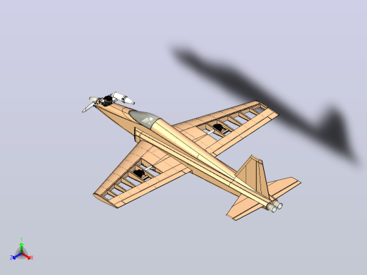 F5-A-01 TIGER II  STP飞机正等轴测缩略图