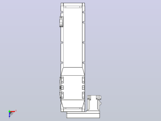 滚珠丝杠直线轴内置导轨TPA-GCR-120-1610C-L300-ML-M40-N3俯视缩略图
