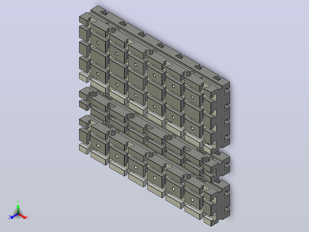 通用装配夹具板50x490、100x490、200x490主视图