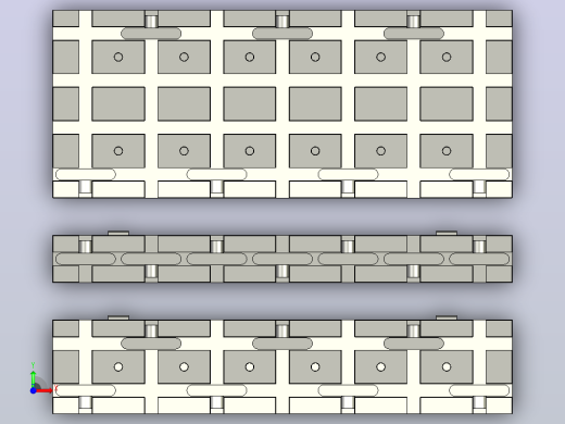 通用装配夹具板50x490、100x490、200x490前视缩略图