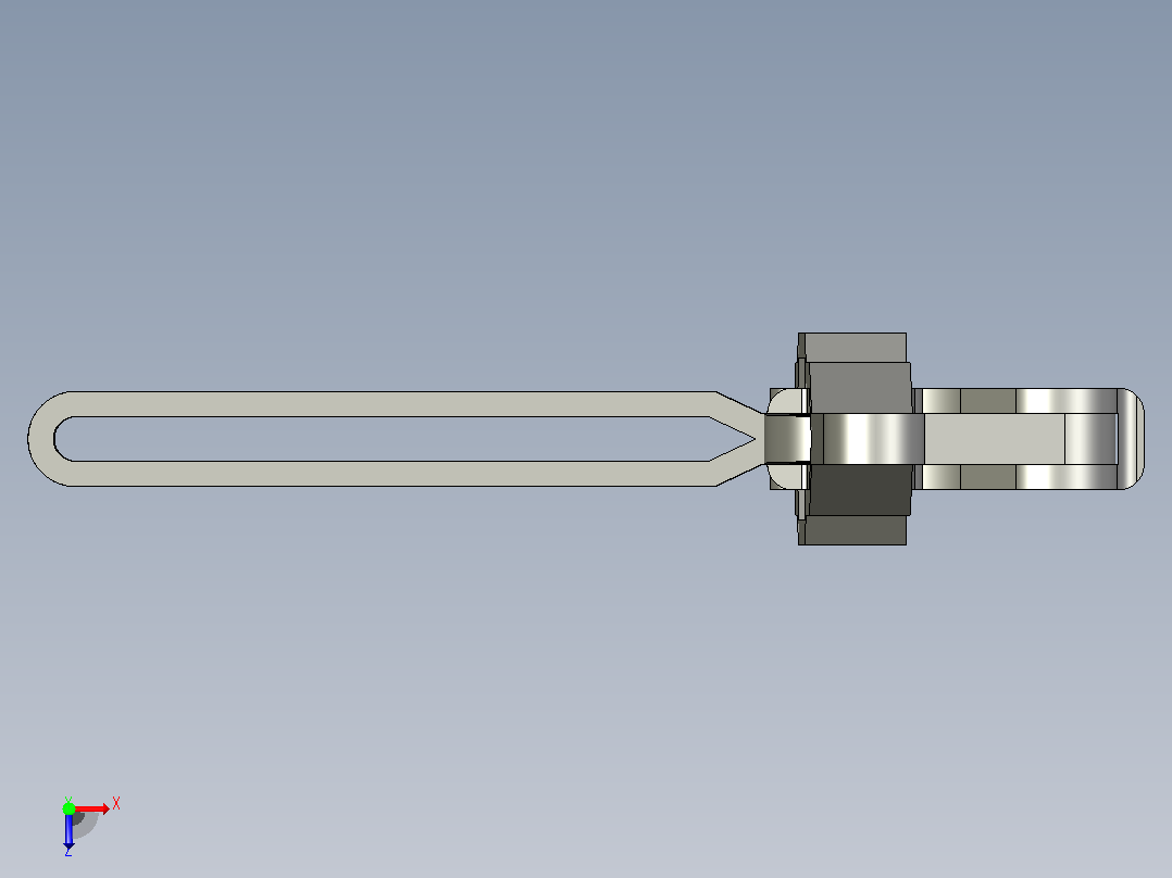 快速夹钳HS-12137.igs俯视图