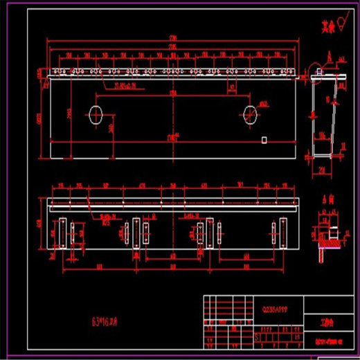 4X2500剪板机CAD图纸 C254 机械设计参考资料设计素材缩略图