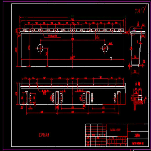 4X2500剪板机CAD图纸 C254 机械设计参考资料设计素材缩略图