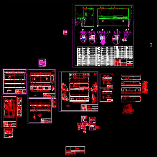 4X2500剪板机CAD图纸 C254 机械设计参考资料设计素材缩略图