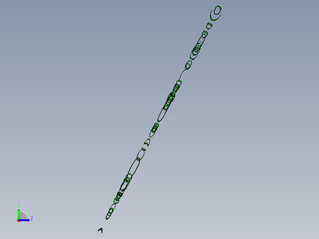 蝴蝶百合设计图左视图