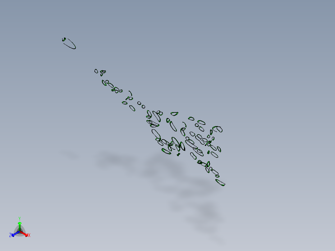 蝴蝶百合设计图正等轴测图