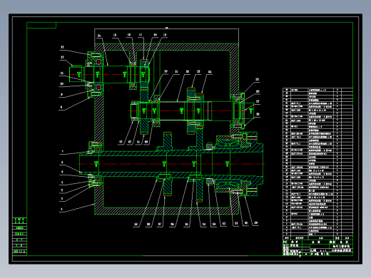 CA7620液压多刀半自动车床主传动箱设计