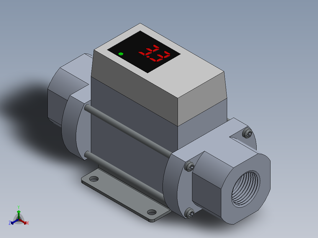 带数字读数的流量开关