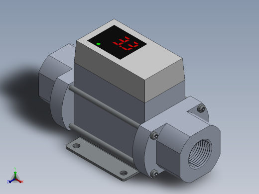 带数字读数的流量开关