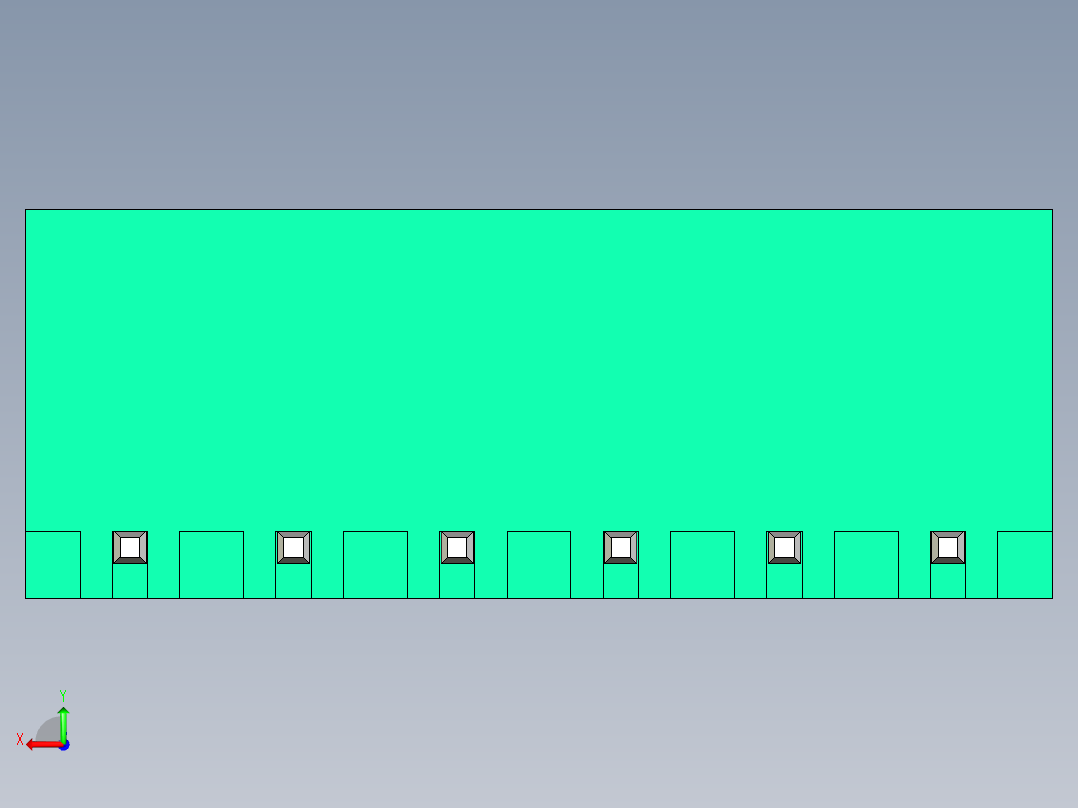 DEGSON 2EDG 系列 5.08mm 可插拔接线端子组-2EDGRC-5.08-06P-14-00AH后视图