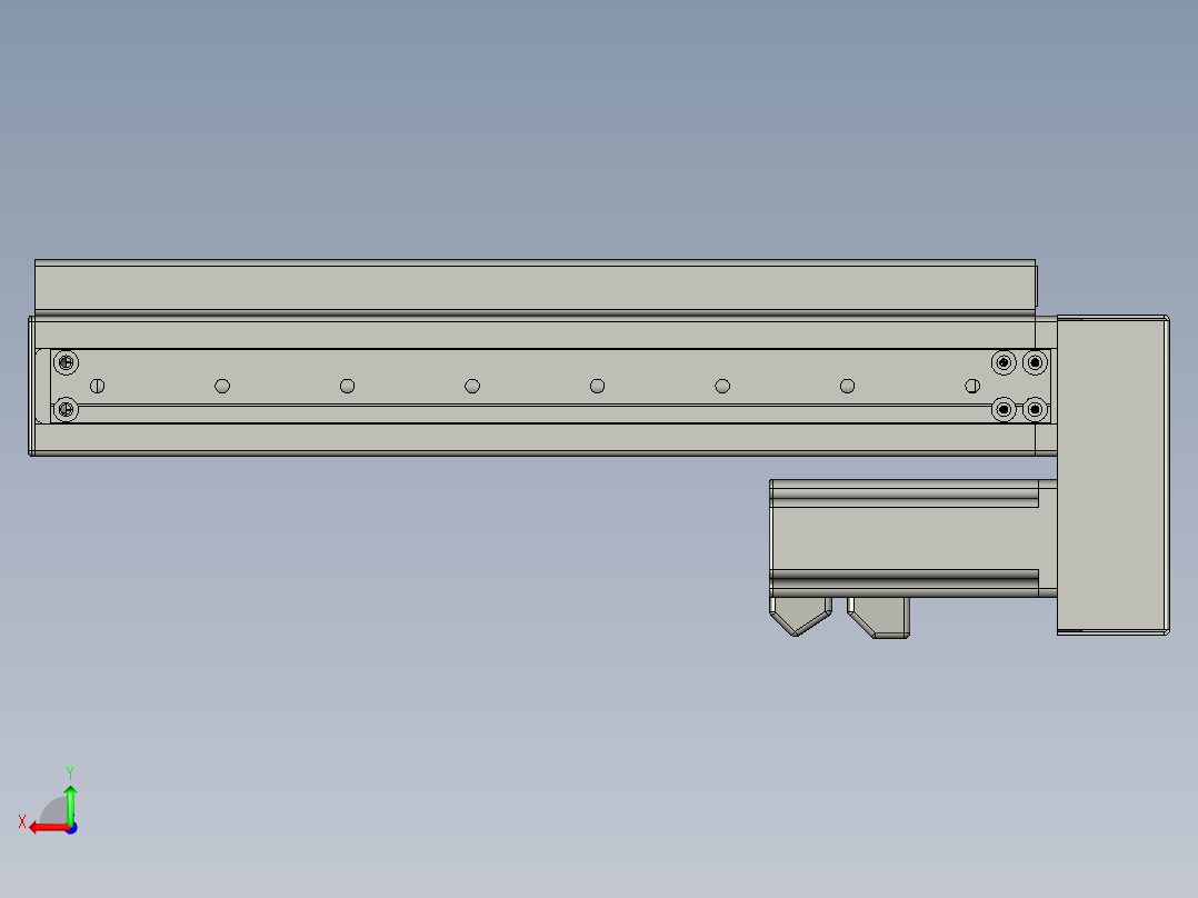 VF丝杆传动-一般环境VT4-S200-BL后视图
