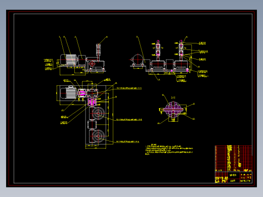 JS25-玻璃磨边机设计[含全套图和文档]