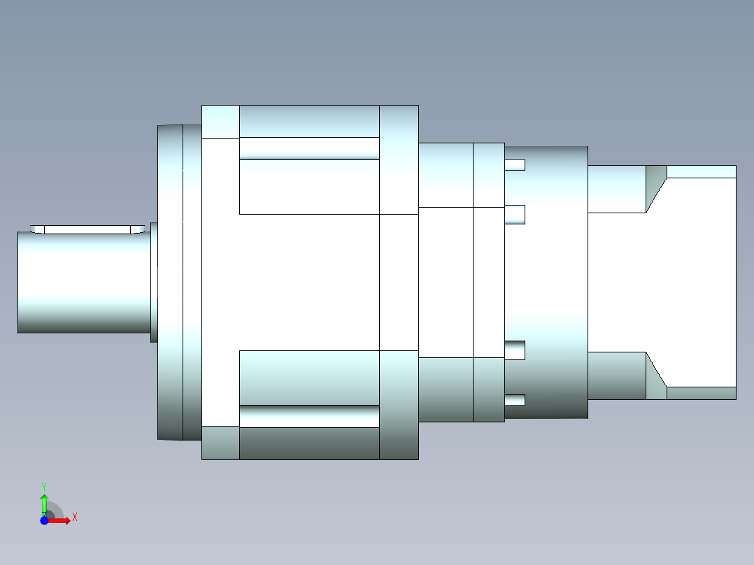 直齿PLX280-L3 35-114.3-200-M12.stp前视图