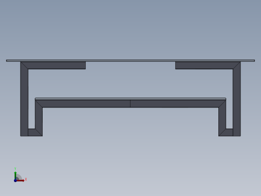 桌子(11)前视缩略图