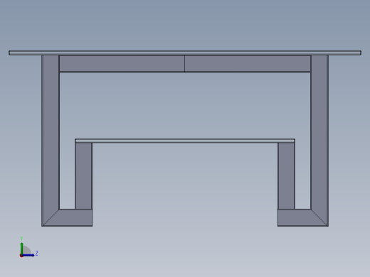 桌子(11)左视缩略图