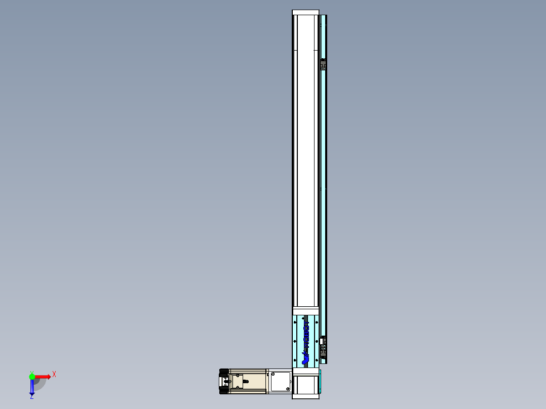 欧规系列-LB6A-L130-S650-BR-ZP40-C3俯视图